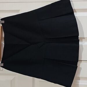 🖤 Hugo Buscati Milano Black Pleated Hem Skirt – Size 6 🖤